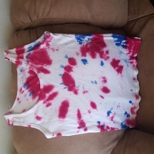 Tie dye large shirt made by me